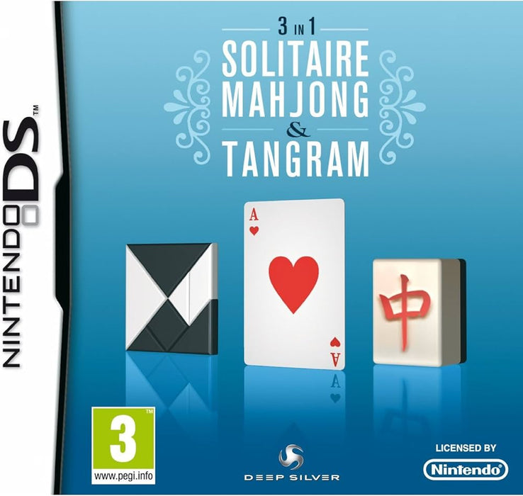 3 in 1: Solitaire, Mahjong & Tangram