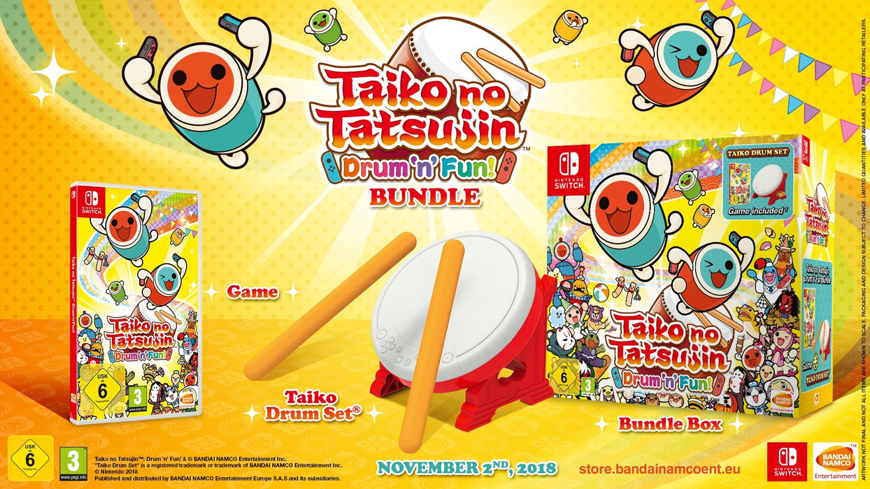 Taiko no Tatsujin Drum 'n' Fun! [Bundle]