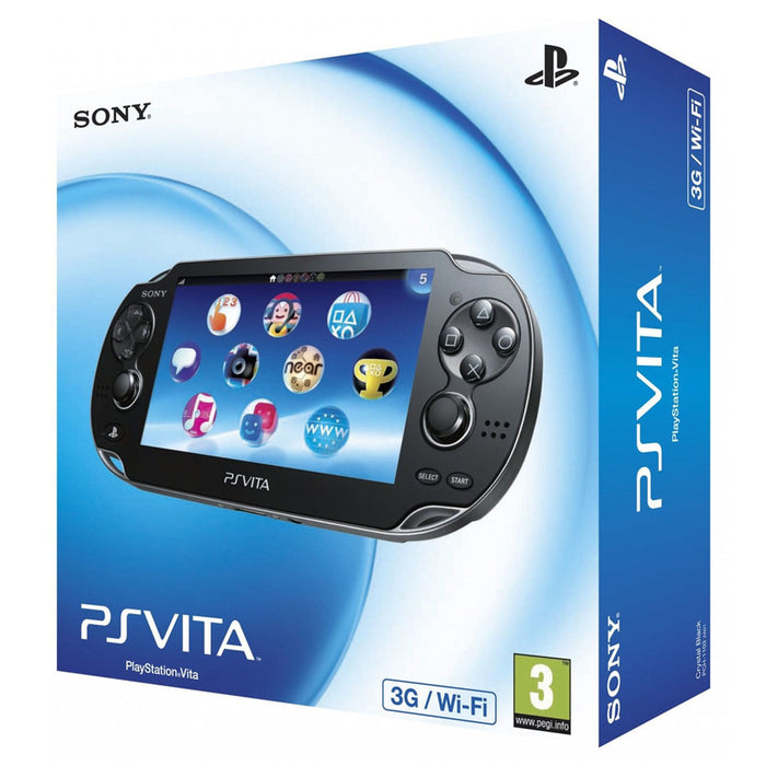 PS Vita (Playstation Vita) - Zwart + 3G (In doos)