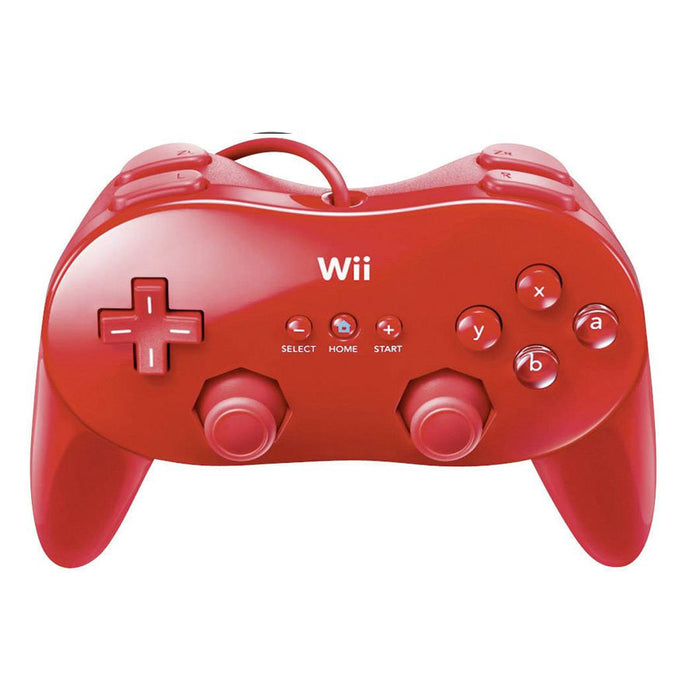 Wii Classic Controller Pro - Rood