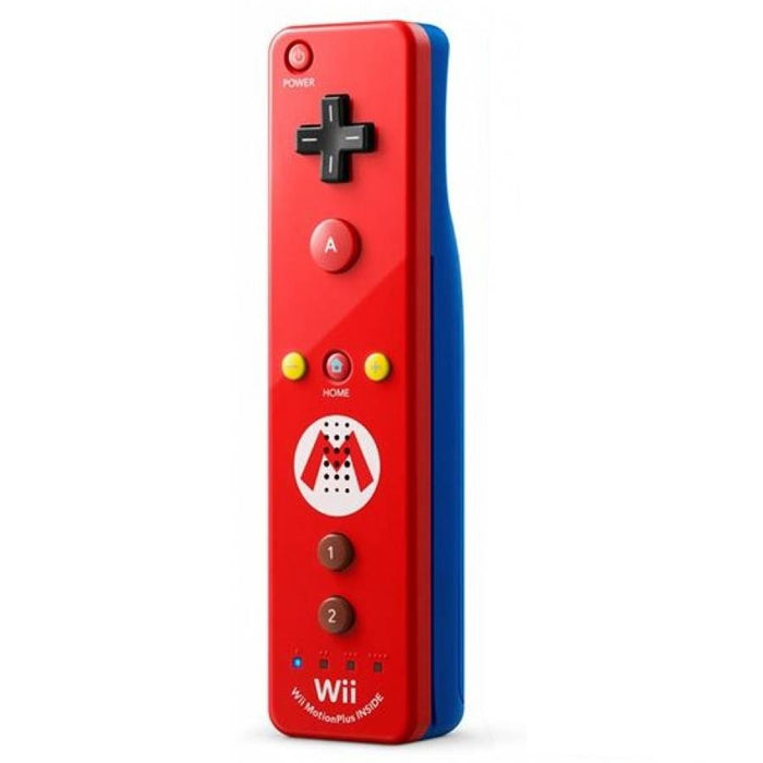 Wii / Wii U Remote Motion Plus - Mario Edition (Controller) + Orginele hoes