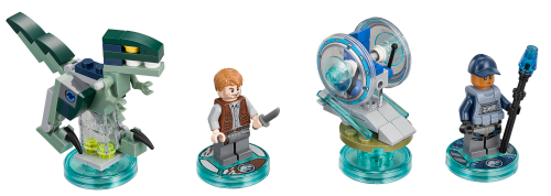 71205 Team Pack (Owen Grady + Velociraptor, ACU Trooper + Gyrosphere)